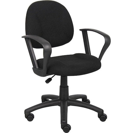B317 Posture Deluxe Office Task Chair, 25 in W 25" L 40" H, Loop, Tweed Seat