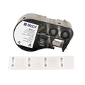 Wraparound Label, White, Vinyl, 1 in W