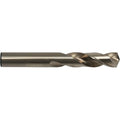 Screw Machine Drill Bit, #12 Size, 135 Degrees Point Angle, Cobalt, Straw/Bronze Finish