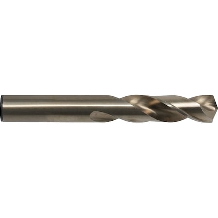 Screw Machine Drill Bit, Y Size, 135 Degrees Point Angle, Cobalt, Straw/Bronze Finish, Spiral Flute