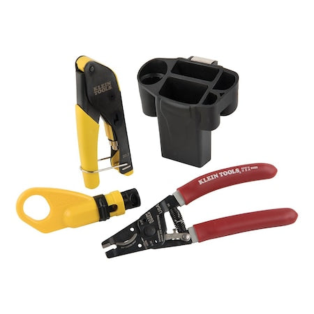 Coax Cable Installation Kit with Hip Pouch