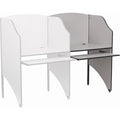 Add-On Study Carrel, Nebule Grey
