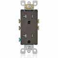 Straight Blade Receptacle, 5-20R, 20 A, 125V AC, 2 Pole, 3 Wire, Flush Mount, Self-Grounded