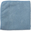 Microfiber Cloth Wipe 12" x 12", Blue, 24PK