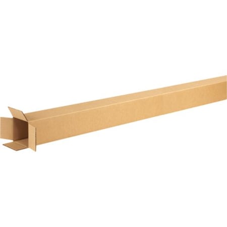 4 in x 4 in x 72 in Shipping Box, Kraft, Corrugate, Single Wall, 32 ECT