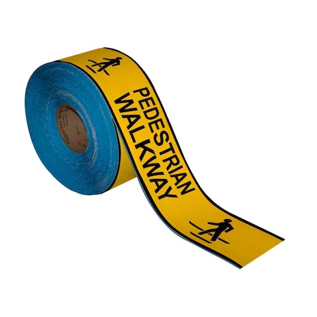 Floor Marking Tape, Message, 100 ft