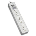 Outlet Strip, Surge, Hospital Grade, 6 5-15R-HG, 5-15P-HG, 6 ft., White