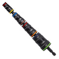 Double Ended Nutsetter, L-1", Steel, 9-in-1