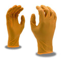 Disposable Gloves, Nitri-Cor Diamond, Nitrile, 6 mil, Orange, S, 1000 PK
