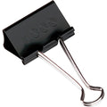 Binder Clip Black/Silver, PK12