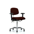 Clean Room Chair Med Ben Chair, Vin, Chrm, AA, Gld, Burg, CL100, Adjustable Arms, 22" to 29" Height