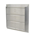 Manual Damper, Aluminum, Square
