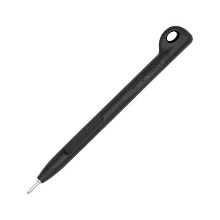 Metal Detectable Elephant Stick Pen, Green Ink, W/Lanyard, PK50