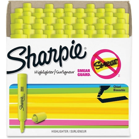 Highlighter, Chisel Tip, Capped, 36 PK