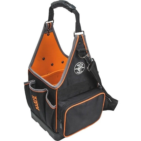 Tool Tote, Black, Polyester, 20 Pockets