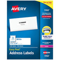 Laser Label, 4 in Label W, 1 1/3 in Label H, 14 Labels per Sheet White