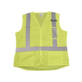 Safety Vest, Lime Mesh, 2" Reflective Tape
