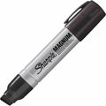Permanent Marker, Oversized Chisel Tip, Black, PK12
