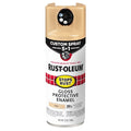 Rust Preventative Spray Paint, Sand, Gloss, Solvent, 12 Oz