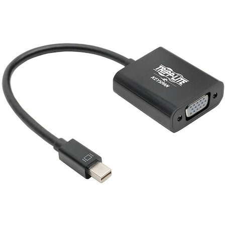 Mini DisplayPort to VGA Adapter Active 1080p Black mDP to VGA