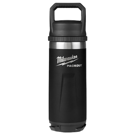 Insulated Bottle, SS, 18 oz CAP, Black