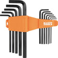 Hex Key Set, L-Style, Long, 12 Pc, Pk/6