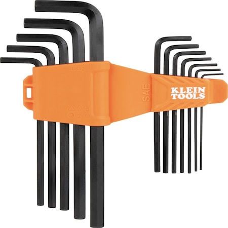 Hex Key Set, L-Style, Long, 12 Pc, Pk/6