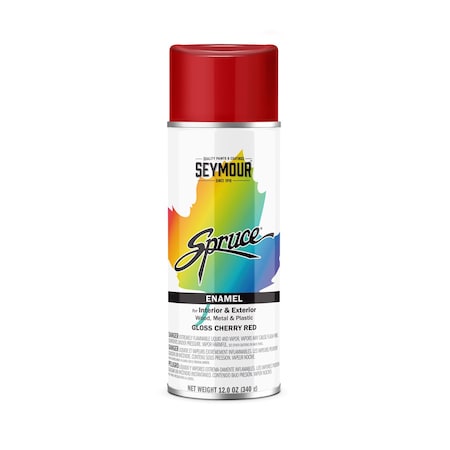 Seymour Spruce Enamel Spray Paint, Cherr