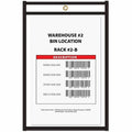 Shop Ticket Holders,2 Side,6 x 9"",PK25