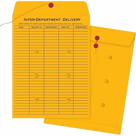 Interoffice Envelopes, 10 "W, 15 "H, PK100