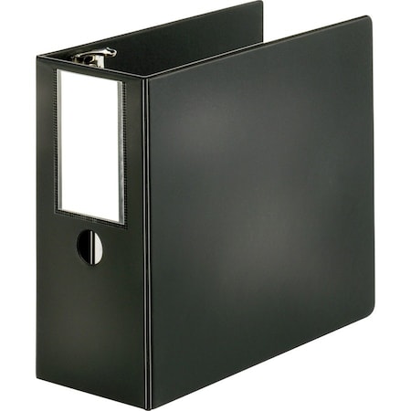 Ring Binder, Black, Clear Sleeve