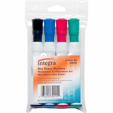 Dry Erase Marker, Capped, Chisel, PK12