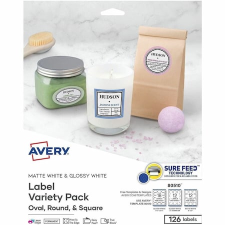 Labels Variety Pack, Sure Feed Te, PK126