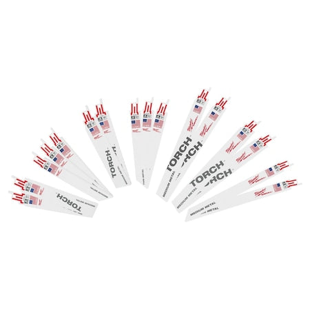 SAWZALL Metal Cutting Bi-Metal Reciprocating Blade Set (16-Piece), PK16