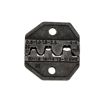 Crimper Die, Non-Ins, Open Barrel, AWG 10-20