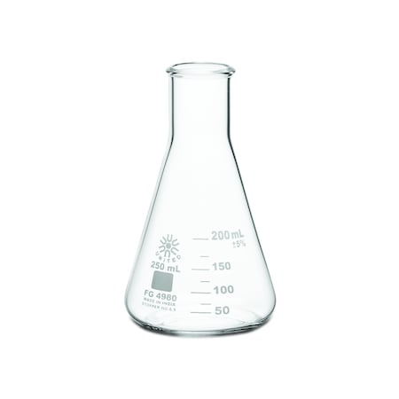 Erlenmeyer Flask, 250 mL, Conical, PK12