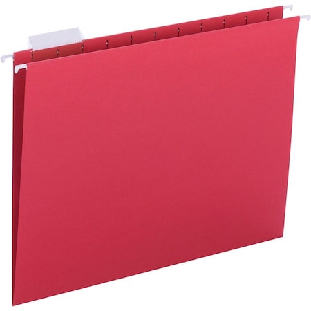 Hanging File Folder, Red, PK25