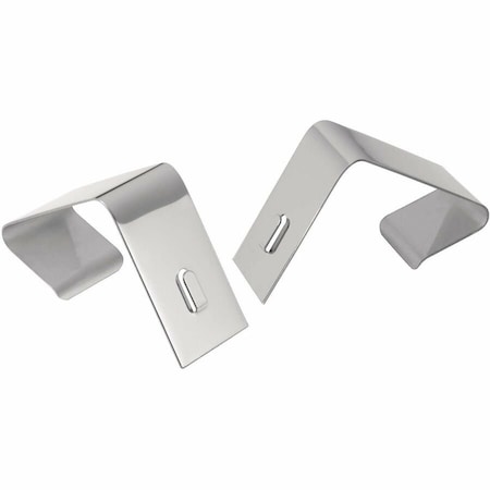 Partition Hook, 2-1/2 in.H, 1-1/2 in.W, PK2