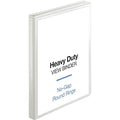 Ring Binder, White, Clear Sleeve