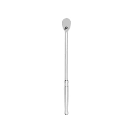 3/8 in Drive 90 Geared Teeth Pear Hand Ratchet, Polished