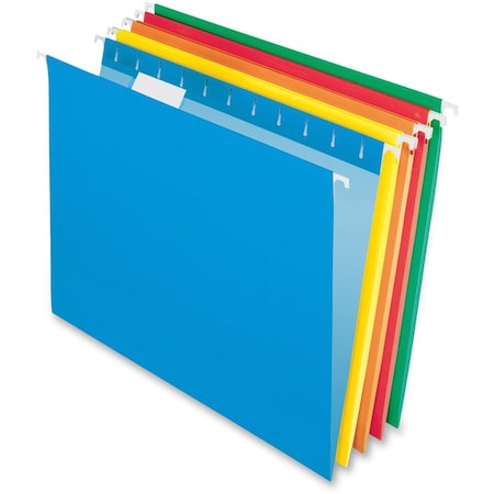 Hanging File Folders, Assorted, PK25