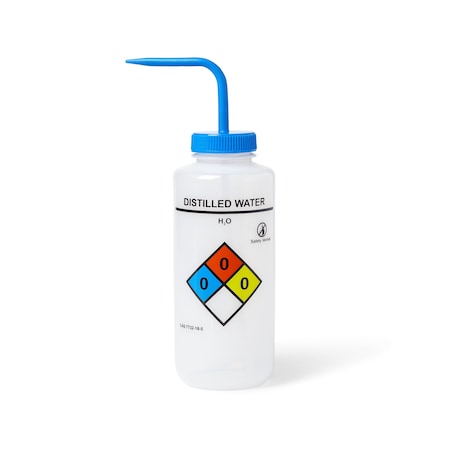 Wash Bottle, Plastic, Colorless, PK4