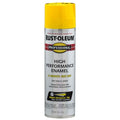 Rust Preventative Spray Paint, Safety Yellow, Gloss, Solvent, 15 Oz