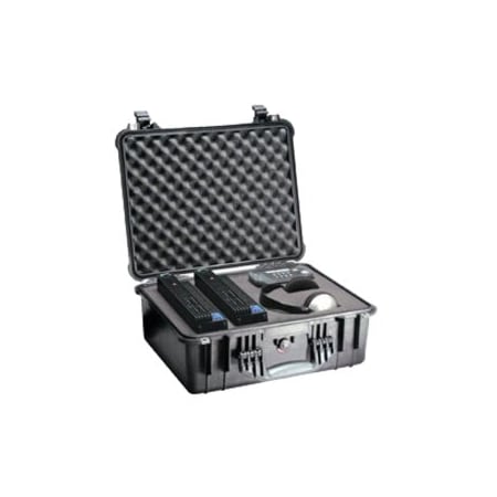 Black Protective Case, 20.7"L x 17.2"W x 8.40"D
