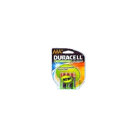 Duracell General Purpose Battery - AAA - Nickel-Metal Hydride (NiMH), PK4