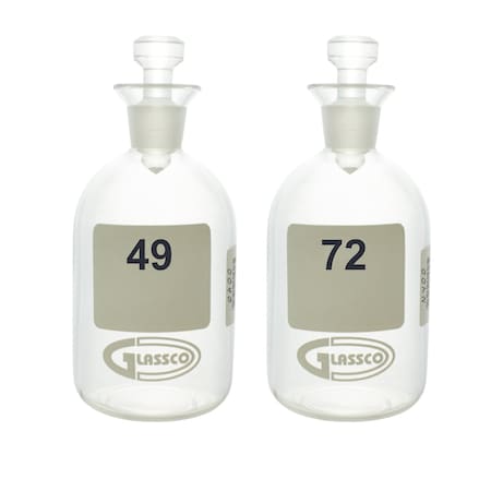 BOD Bottle, Boro Glass, 135mm H, PK24