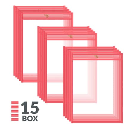 Shop Ticket Holder, Red, 9 x 12", PK15