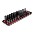 1/4 in Drive Impact Socket Set, Metric, 32 pcs