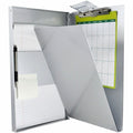 8-1/2" x 14" Portable Storage Clipboard 3/8", Silver