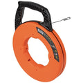 Steel Fish Tape, Flat, Loop End, 13" dia.